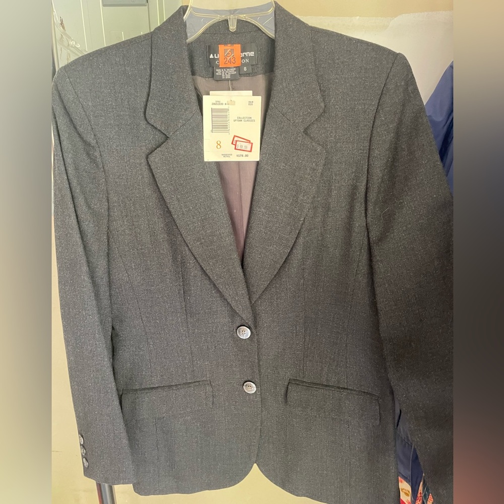 Vintage Liz Claiborne Grey Blazer